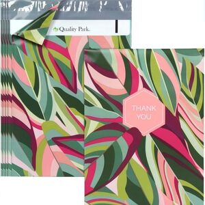 (20) Multicolor Leaf Extra Durable Poly Mailers: 10" x 13"